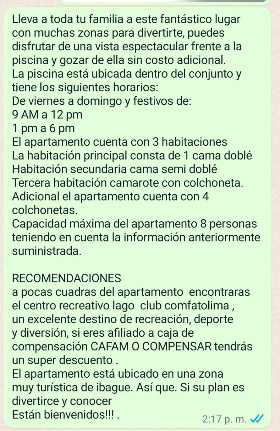 Apartment Amoblado En *